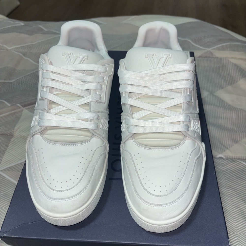 Louis Vuitton Trainer Distressed Sneakers